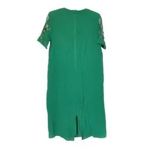 green emerald velvet dress Swazo Dress main image 0